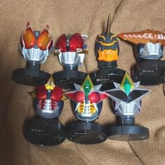 仮面ライダー電王フィギュア☆マスコレ7体セットまとめ売り☆送料無料