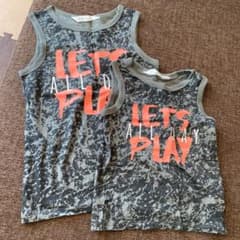 H&M  おそろい　タンクトップ 90/120程度のサムネイル