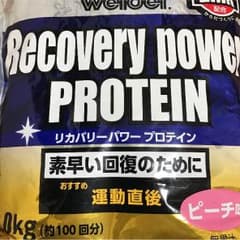 ウィダー リカバリープロテイン  ピーチ味3kgのサムネイル