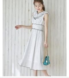 tocco closet ドット ウエストシャーリングワンピースのサムネイル