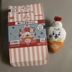BT21 baby 봉제인형 배지 패밀리 마트 한정 RJ