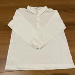 小学校受験 familiar 長袖ポロシャツ 120 ホワイト - メルカリ