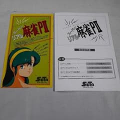 純正インスト+取扱説明書 スーパーリアル麻雀P2 SETA - メルカリ