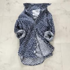 美品 Frank & Eileen フランク＆アイリーン クジラ ホエールシャツ 