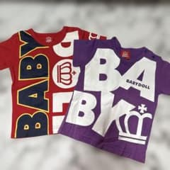 BABYDOLL ベビーTシャツ 2枚セット 80cmのサムネイル