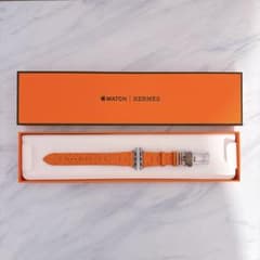 【美品】HERMES エルメス Apple Watch バンド 41mmオレンジのサムネイル