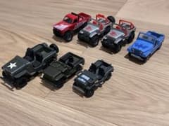 トミカほか 7台セット ジープハイラックス他 まとめ売りのサムネイル