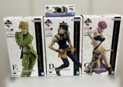 一番くじ ジョジョの奇妙な冒険 5部フィギュア3種セット＋5部ロゴのサムネイル