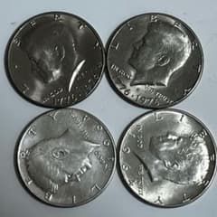 1964年1976年ケネディ ハーフダラー4枚セット - メルカリ