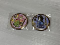 Demon Slayer: Kimetsu no Yaiba Nijigen no Mori Can Badge - Iguro Obanai, Kanroji Mitsuri, Pillar Sparkling Can Badge