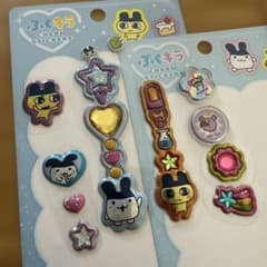たまごっち　ぷくキラ チャームステッカー ＆おはじきふうおすそ分けのサムネイル