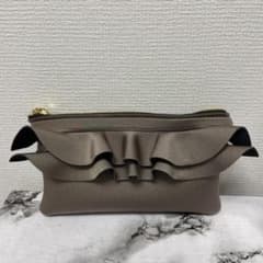 セーブマイバッグ クラッチバック 茶色のサムネイル