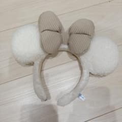 Tokyo Disney Resort カチューシャ ホワイト ベージュのサムネイル