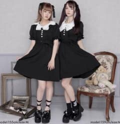 ※最終値下げ※夢展望 リボン襟ワンピースのサムネイル