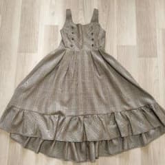 axes femme Ｗ釦フィッシュテールジャンパースカートのサムネイル