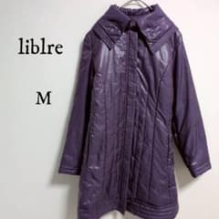 liblre/レディース/パープル/ジャケット/大きな襟/紫/膝丈/ジャンパー