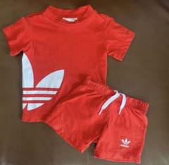 adidas アディダス セットアップ キッズ Tシャツ パンツ 80 90のサムネイル