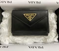PRADA プラダ ミニウォレット 三つ折 トライアングル ヴィッテロムーブのサムネイル