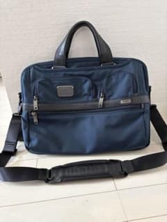 TUMI ビジネスバッグ ブリーフケース ネイビー TUMI ネイビービジネスバッグ ショルダーベルト付 26516NVYD2 - メルカリ