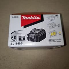 Makita 18V リチウムイオンバッテリー BL1860Bのサムネイル
