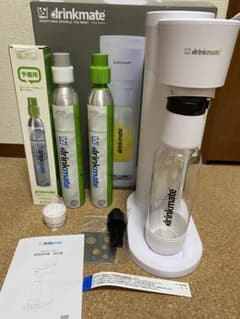 【1度のみ使用】drinkmate 640 (白)予備用ガスシリンダー2本 1度のみ使用】drinkmate 640 (白)予備用ガスシリンダー2本 - メルカリ
