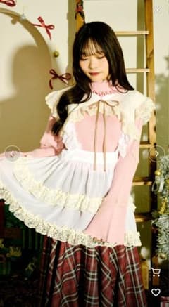 kutirとレトロ　エプロン Sサイズ オフホワイトのサムネイル