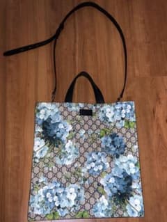 最終値下げ　超美品　グッチ　トートバッグ　ハンドバッグ　花柄のサムネイル