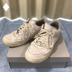 ♦︎中古　ナイキ エアフォース1 ロー ホワイト 07のサムネイル