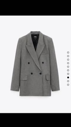 ZARA チェック柄ブレザーのサムネイル
