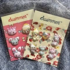 SWIMMER スイマー ぷっくりシール 2枚セットのサムネイル