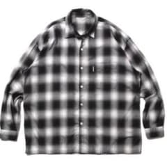 【完売品】Cootie Productions オンブレチェックシャツ Mのサムネイル