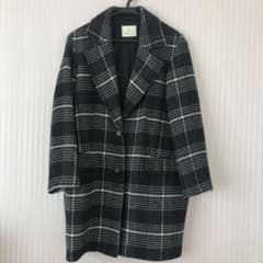 チェック柄コートのサムネイル