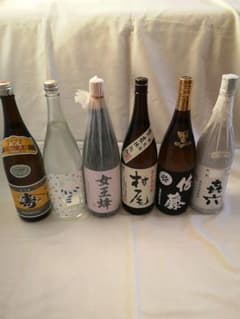 村尾 1800ml・佐藤黒・女王蜂・㐂六・雪のまんねん・さつま寿合計6本セットのサムネイル