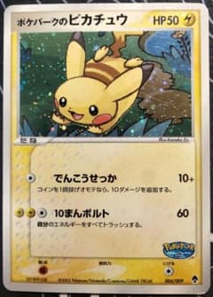 ポケパークのピカチュウ フォレストシート キラ 1枚 ポケパークのピカチュウ フォレストシート キラ 1枚 - メルカリ