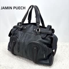 Jamin Puech ジャマンピュエッシュ　2way黒ハンドバッグ　ショルダー ジャマンピュエッシュ JAMIN PUECH 本革 ハンドバッグ トートバッグ