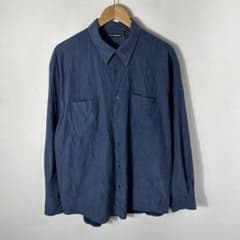 JOHN HENRY 90s 00s vintage長袖シャツ ブルー XLのサムネイル