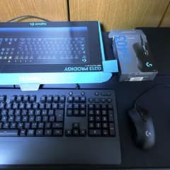 G213 G403h ゲーミングキーボード ゲーミングマウス キーマウ セットのサムネイル