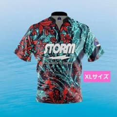 ✨新品✨ボウリングウェア　日本サイズ2XL　ストーム　ブルー ✨新品✨ボウリングウェア 日本サイズXL ストーム ブルー sea bloom