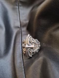1点限定クロスリング17アクセA&G クロムハーツビルウォールレザー