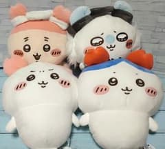 ちいかわ ハチワレ モモンガ 古本屋 カニちゃん BIG ぬいぐるみ - メルカリ