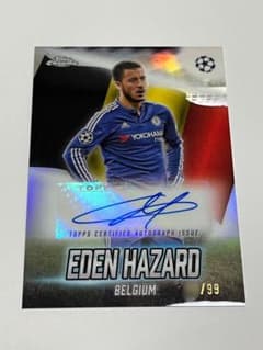 TOPPS 2024-25 Eden Hazardサインカード 99シリのサムネイル