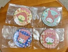 【値下げ】サンリオ缶バッジ 4個セットのサムネイル
