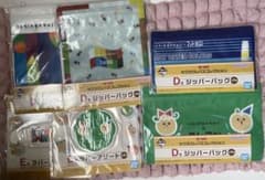 사쿠라 크레파스 컬렉션 이치 반 쿠지 고무 어소트 지퍼 가방