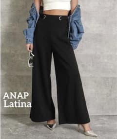 ANAP Latina ワイドパンツ ブラック レディース パンツのサムネイル