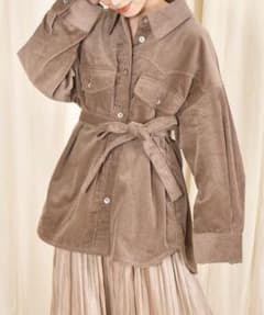 wcloset／ベロアシャツのサムネイル