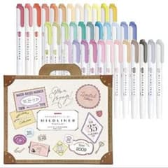 ゼブラ 蛍光ペン マイルドライナー 35色セット ギフトBOX入 WKT7-35のサムネイル