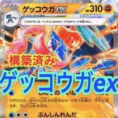 ゲッコウガex 構築済み デッキ ポケモンカード - メルカリ