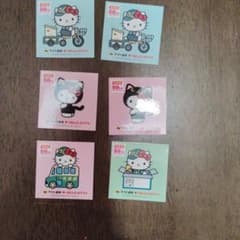 ヤマト運輸 ハローキティ 50周年記念 ステッカー 6枚セット