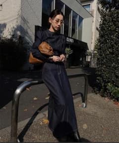 【美品】Ameri POWER SHOULDER DENIM SET UPのサムネイル