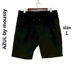 AZUL by moussy Shorts, Size L, Black